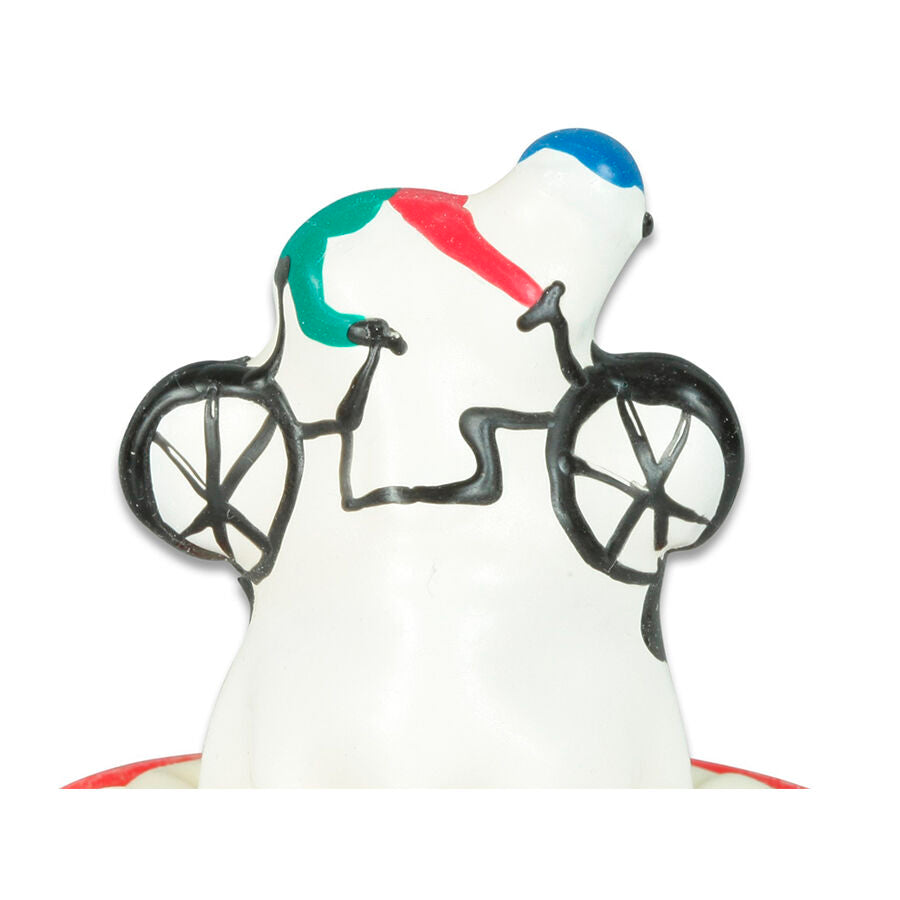 CONDOMERIE - PRÉSERVATIFS fantaisie peints à la main VÉLO