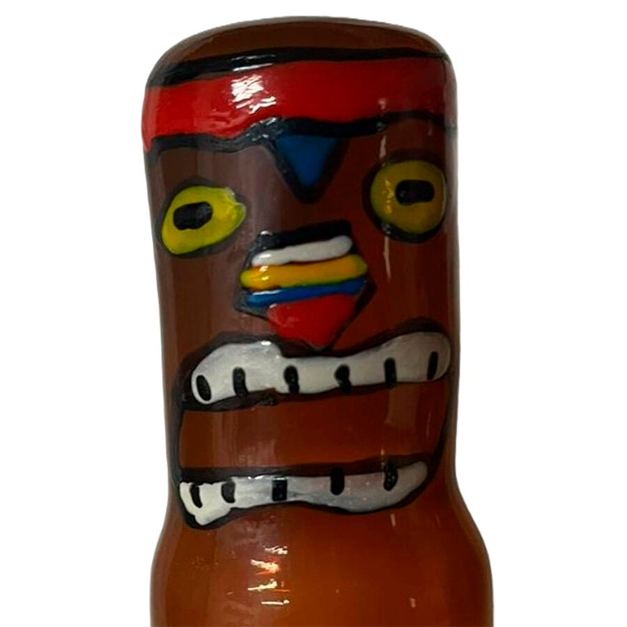 CONDOMERIE - HANDBEMALTE NOVELTY KONDOME TIKI TOTEM-HAWAII-03