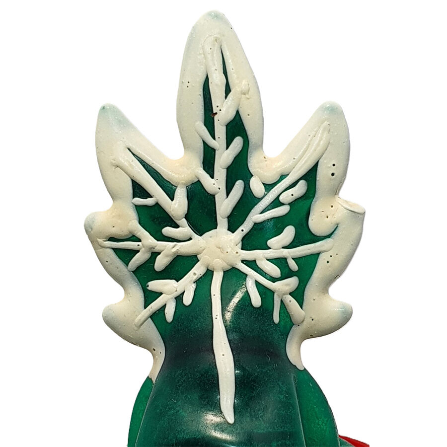 CONDOMERIE - PRÉSERVATIFS FANTAISIE PEINTS À LA MAIN MODÈLE CANNABIS 2