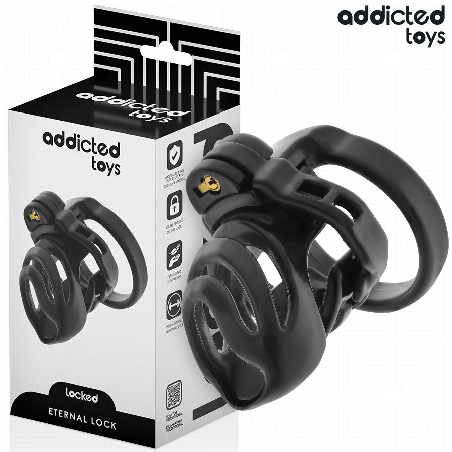 ADDICTED TOYS LOCKED - CAGE DE PÉNIS ETERNAL LOCK 9 CM