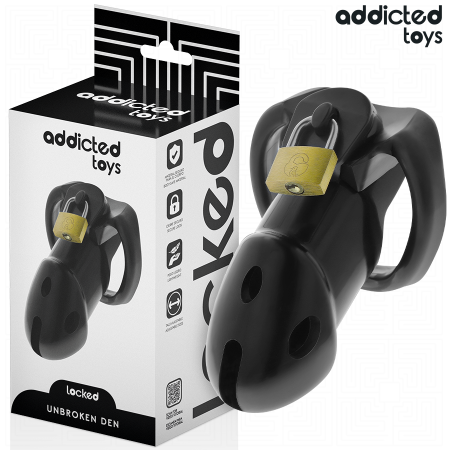 ADDICTED TOYS LOCKED - UNBROKEN PENIS KÄFIG 9.8 CM