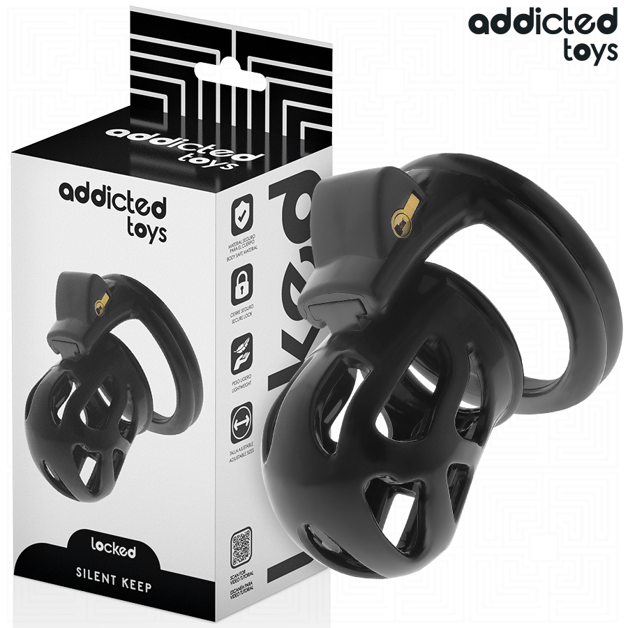 JOUETS ACCROCHÉS VERROUILLÉS - SILENT KEEP CAGE DE PÉNIS 7.5 CM