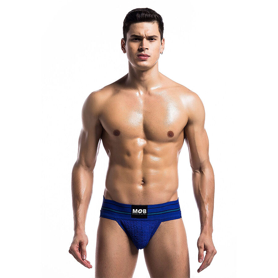 MOB - KLASSISCHER BLAUER STRING GRÖSSE XL