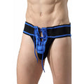 MOB - FETISCH JOCKSTRAP FOOTBALL BLAU GRÖSSE S