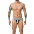 MOB - CLASSIC STRIPE WHITE JOCK TAILLE S