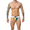 MOB - KLASSISCHES JOCK STRIPE RAINBOW GRÖSSE S