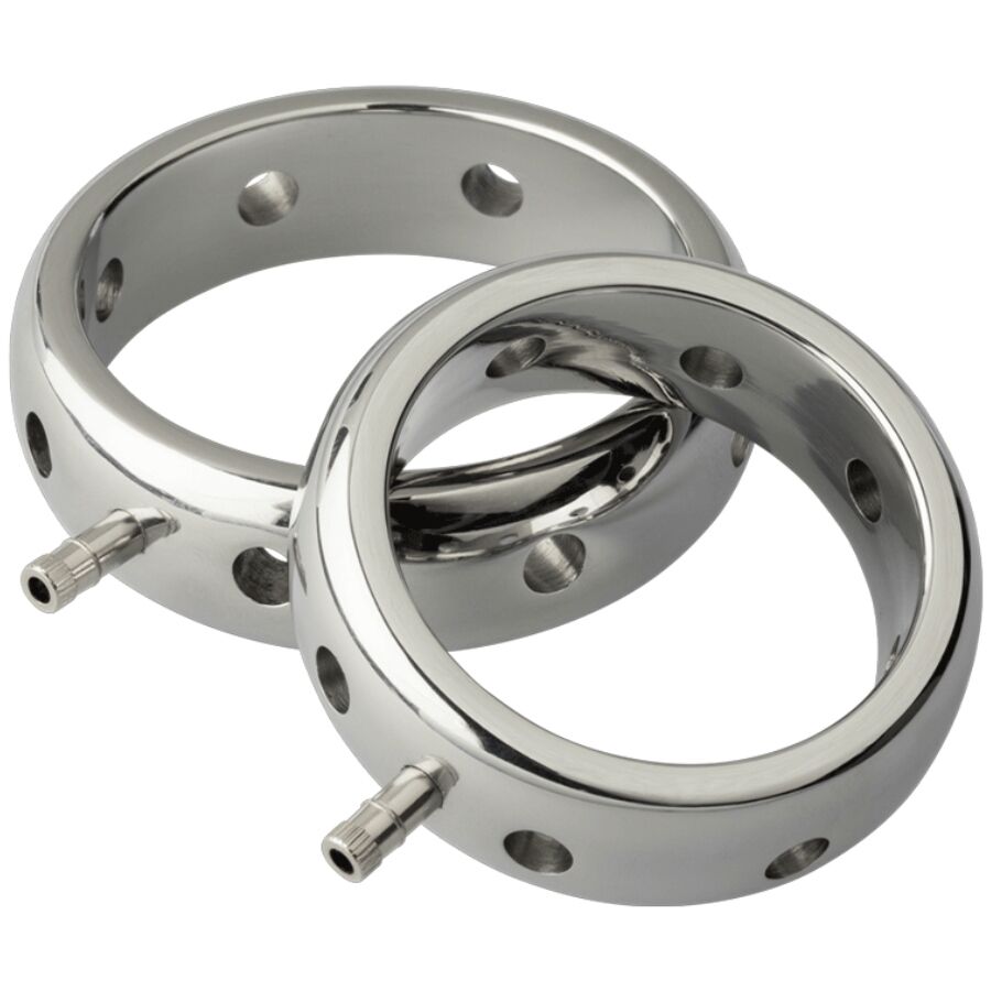 ELECTRASTIM - ANNEAU PÉNIEN MÉTALLIQUE ÉLECTROMAGNÉTIQUE DE PRESTIGE 34 MM