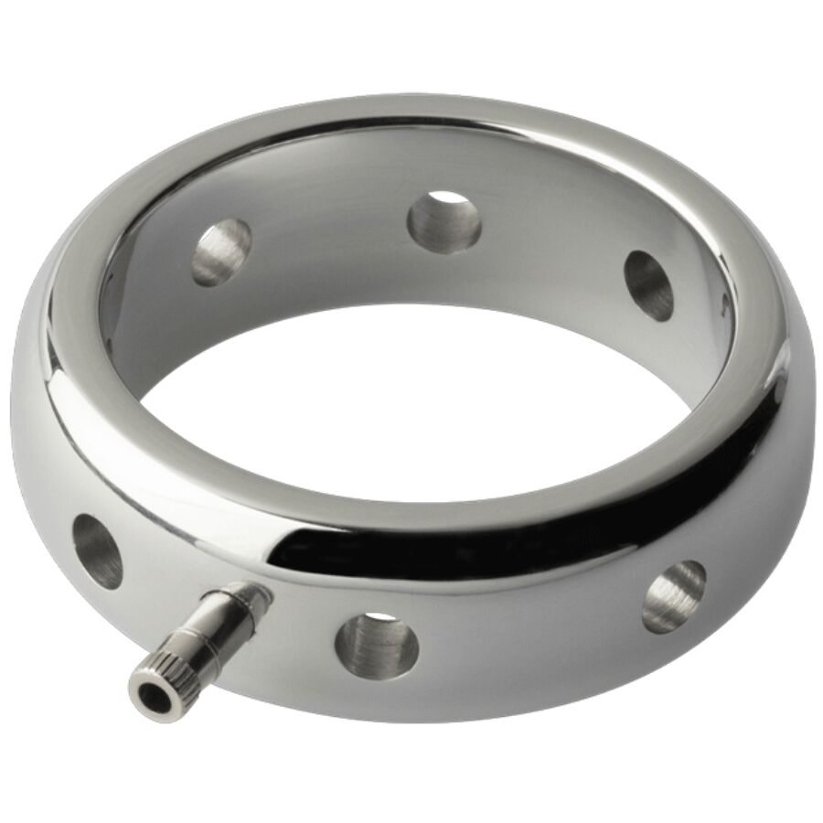 ELECTRASTIM - ANNEAU PÉNIEN MÉTALLIQUE ÉLECTROMAGNÉTIQUE PRESTIGE 42 MM