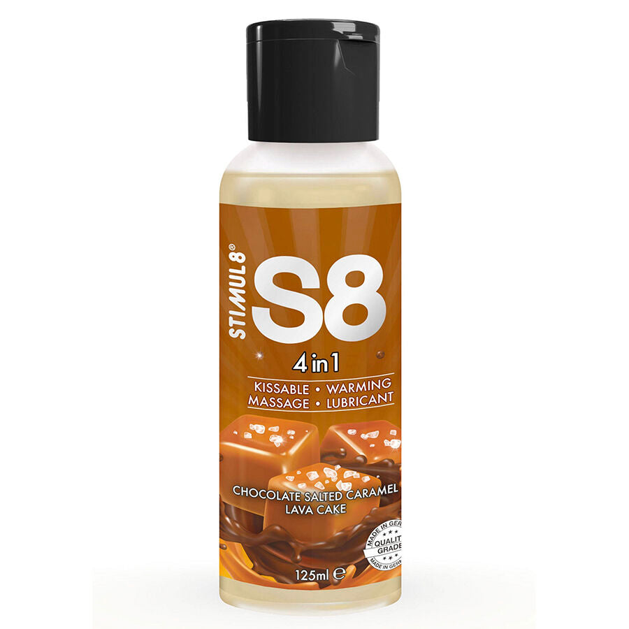 STIMUL8 - LUBRIFIANT DESSERT 4 EN 1 CHOCOLAT ET CARAMEL SALÉ S8 125 ML