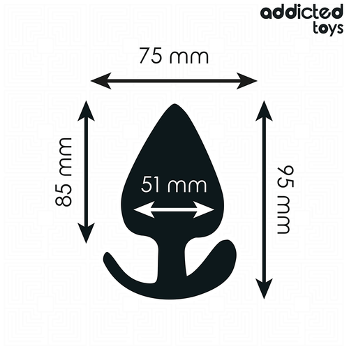 ADDICTED TOYS - ANAL PLUG SILICONE SIZE XL 9.5 CM