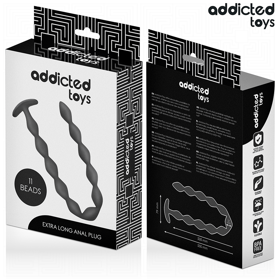 ADDICTED TOYS - PLUG ANAL EN SILICONE EXTRA LONG