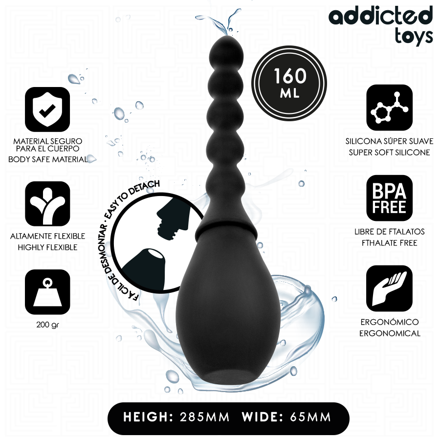 ADDICTED TOYS - TRAVEL CLEANER SILICONE MODEL 2