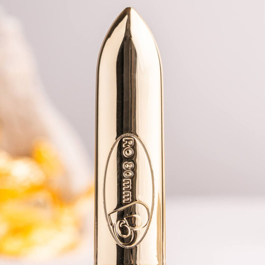 ROCKS- OFF - RO-80 VIBREUR MINI-BOULET CHAMPAGNE DORÉ