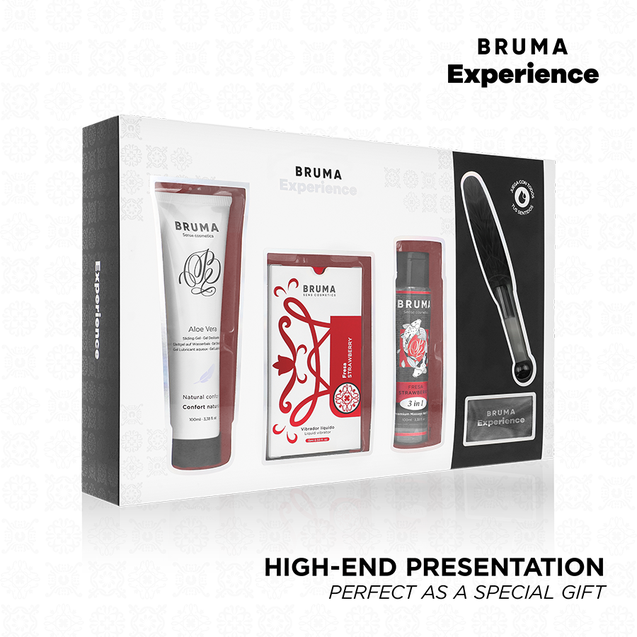 BRUMA XPERIENCE – SÜSSE ERDBEER VIBRO-ORGASMUS-VERFÜHRUNGSSET
