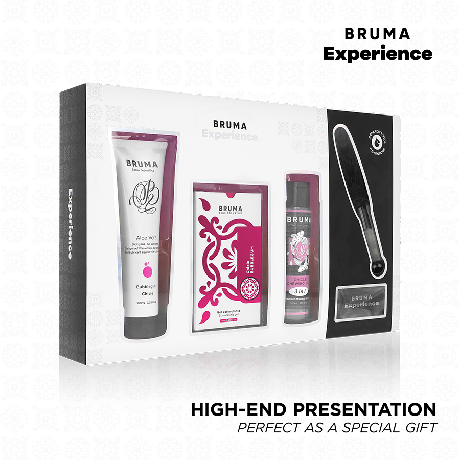 BRUMA XPERIENCE - KIT TENTATION SWEET GUM AVEC AMPLIFICATEUR D'ORGASME