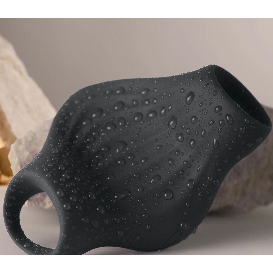 ROCKS - OFF - PALM BLACK FLEXIBLE VIBRATOR MASTURBATOR