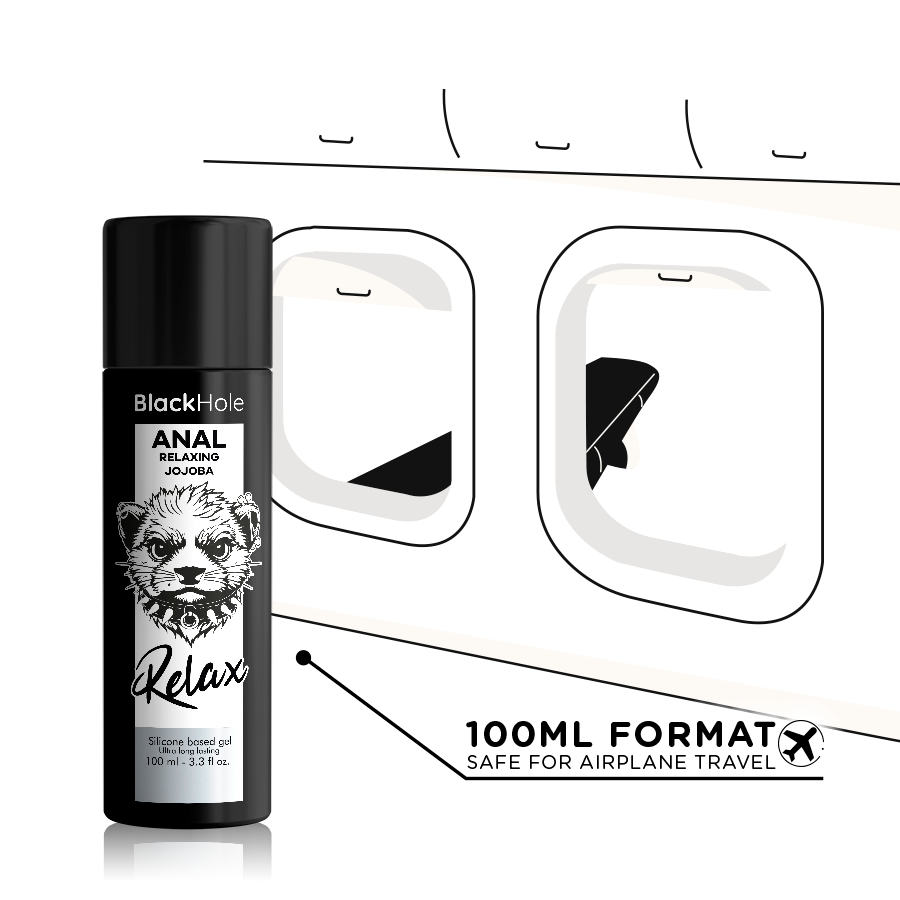 BLACK HOLE - ANAL RELAXING JOJOBA RELAX SILICONE BASE 100 ML