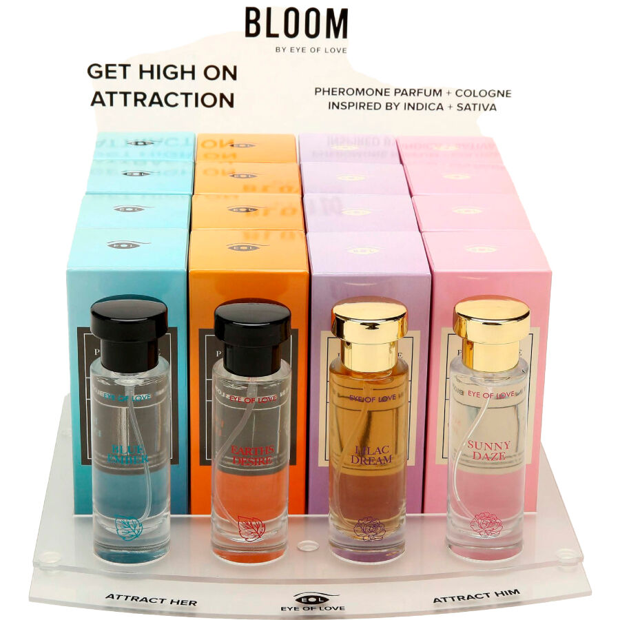 EYE OF LOVE - BLOOM DISPLAY 4X4 PARFÜMS 30 ML