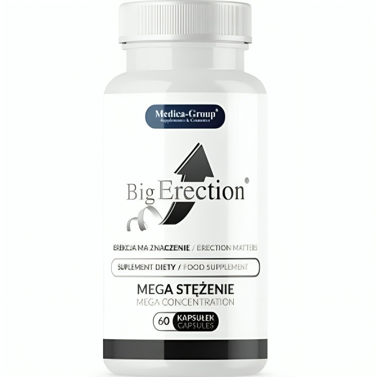 MEDICA GROUP - OPTIMISEUR D'ÉRECTION PUISSANT POUR HOMMES 60 CAPSULES