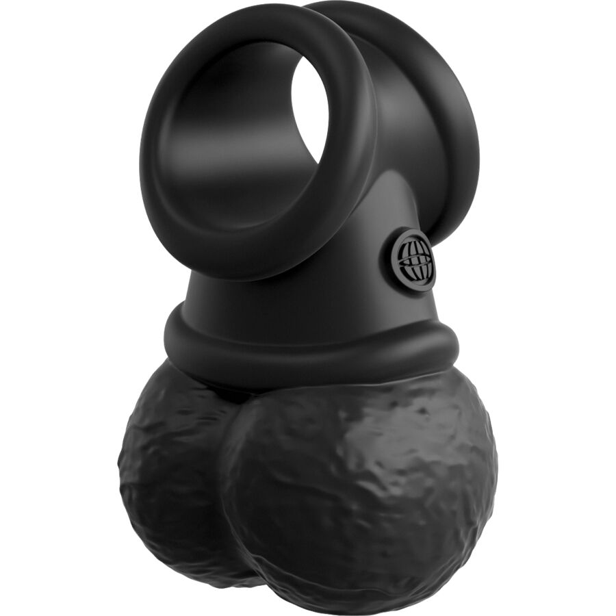 KING COCK - LES BIJOUX DE LA COURONNE EN SILICONE À BALLES LESTÉES PENDULANTES