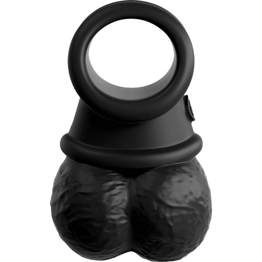 KING COCK - LES BIJOUX DE LA COURONNE EN SILICONE À BALLES LESTÉES PENDULANTES