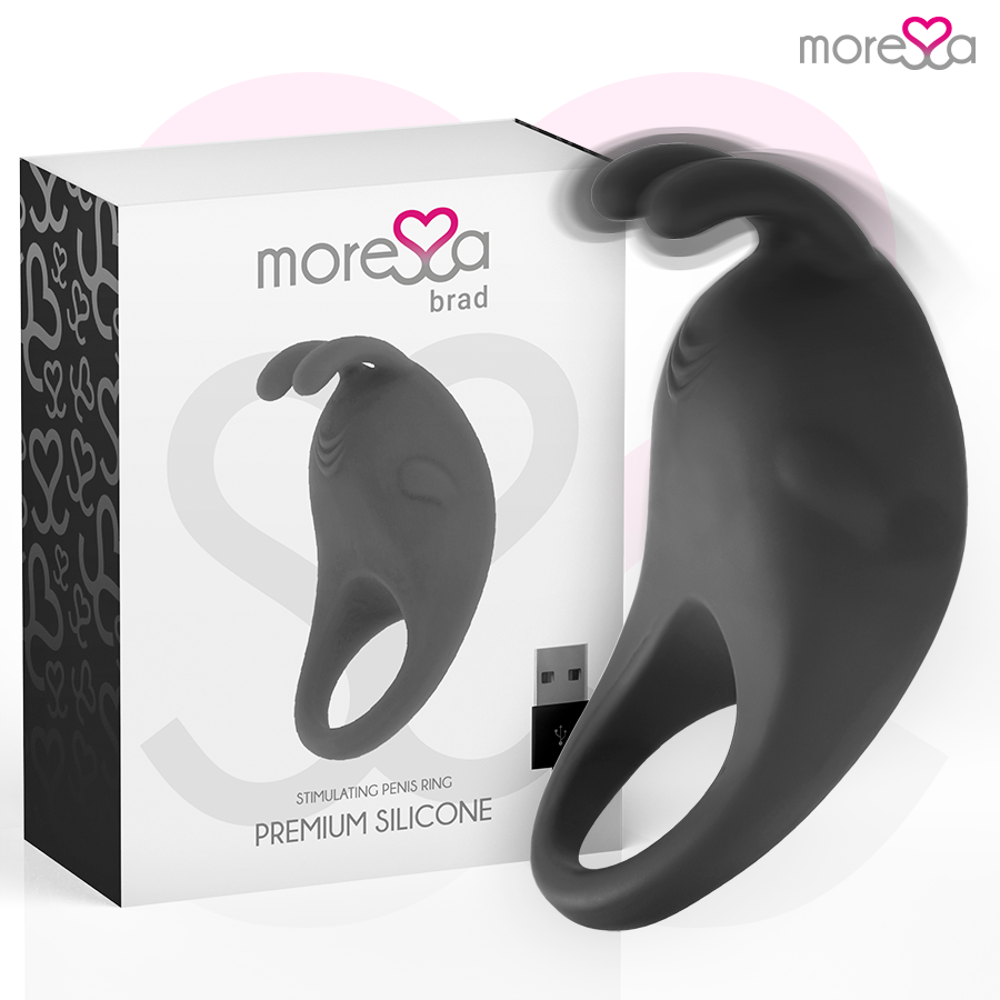 MORESSA - BRAD PREMIUM RECHARGEABLE SILICONE BLACK