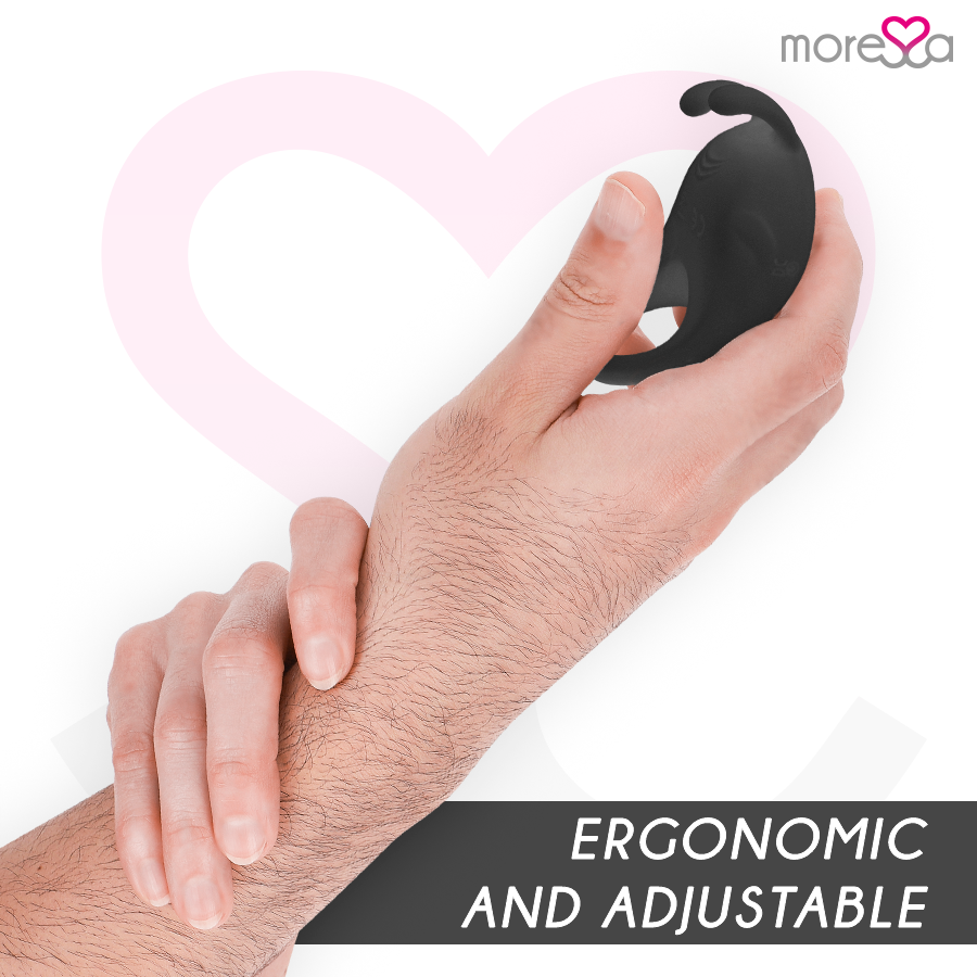 MORESSA - BRAD PREMIUM RECHARGEABLE SILICONE BLACK