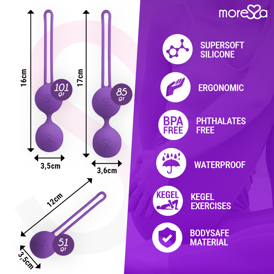 MORESSA - OSIAN PREMIUM LILAC SILICONE SET