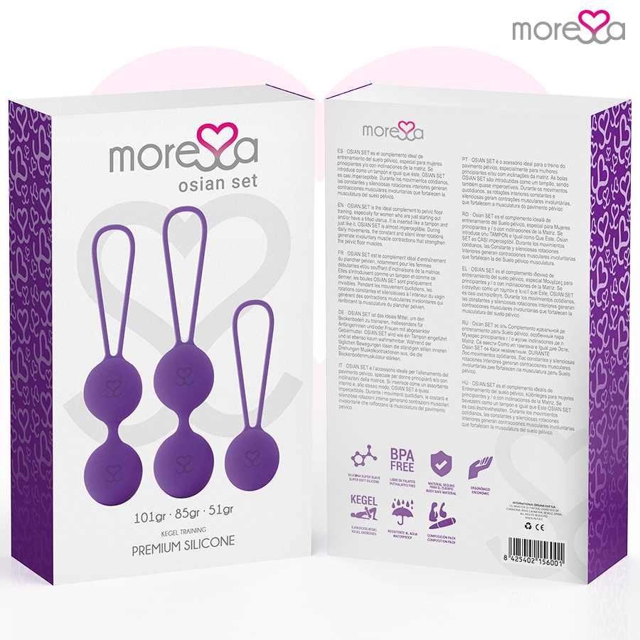 MORESSA - OSIAN PREMIUM LILAC SILICONE SET
