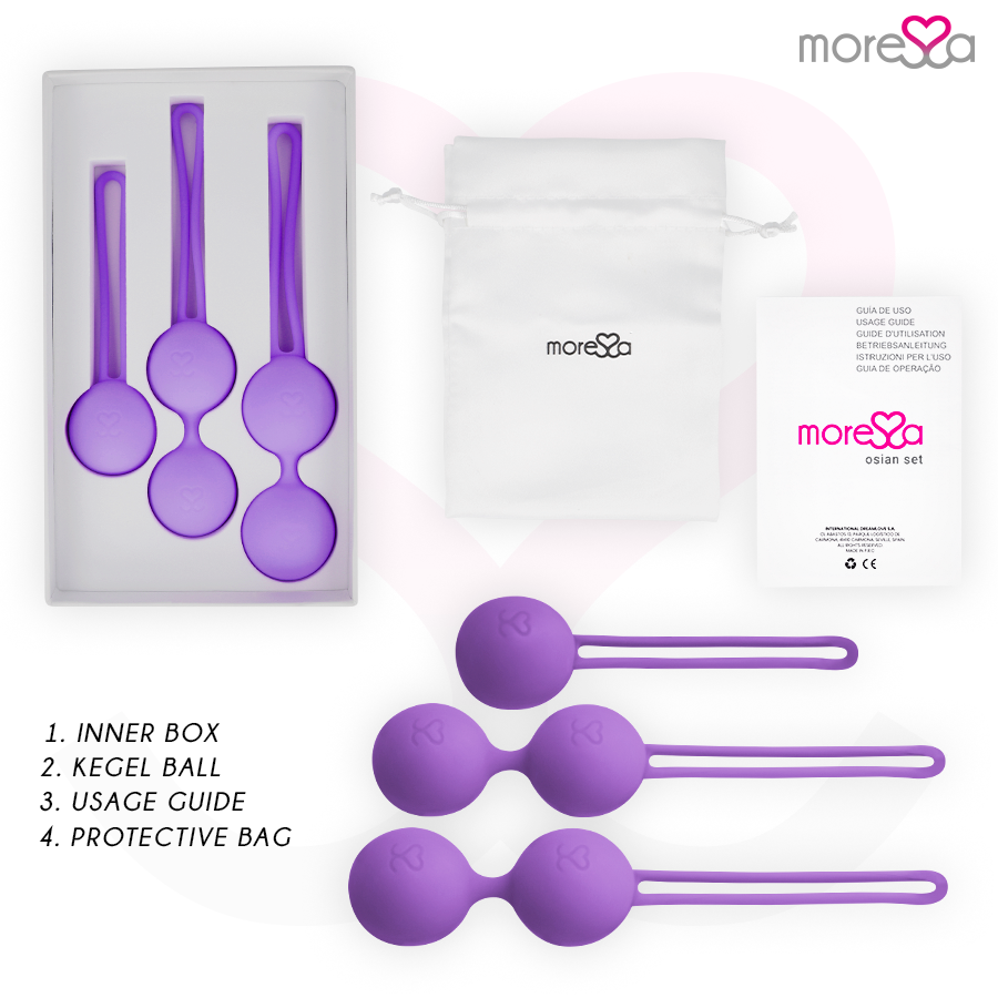 MORESSA - OSIAN PREMIUM LILAC SILICONE SET