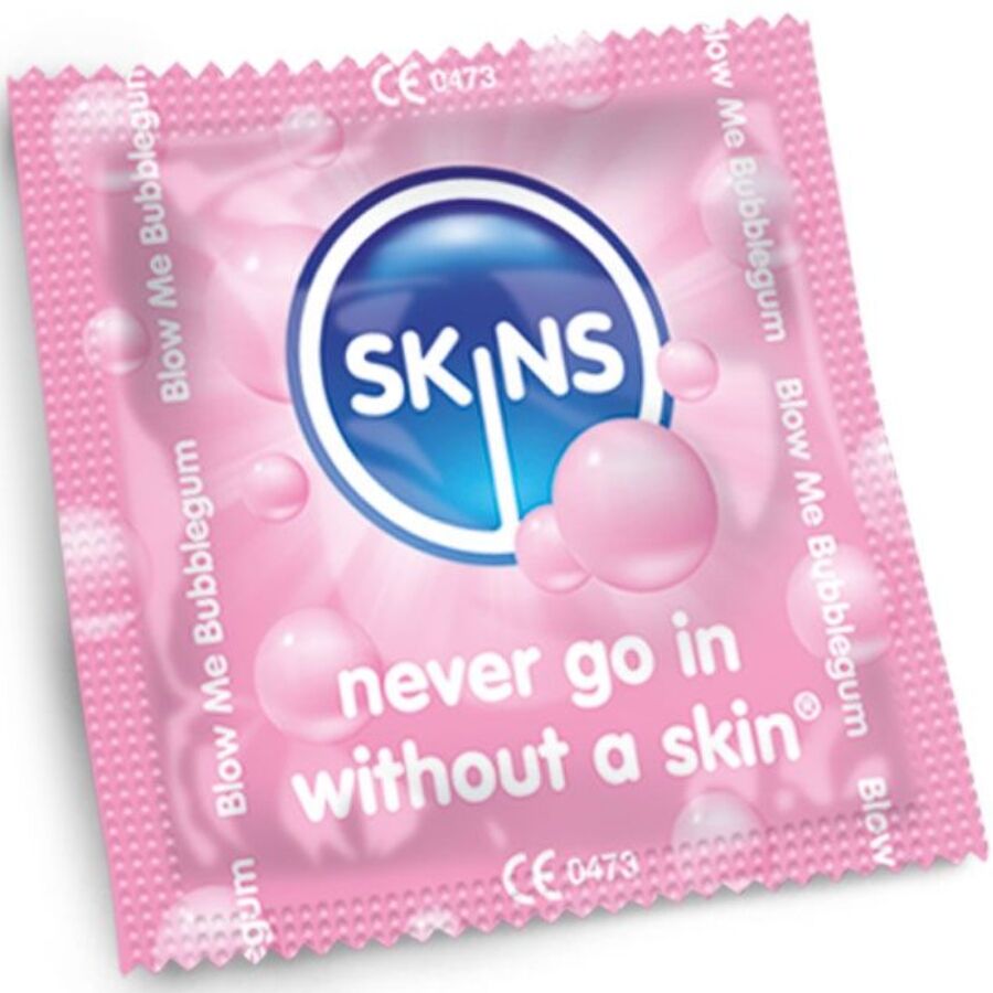 SKINS - PRÉSERVATIFS PREMIUM BUBBLEGUM LOT DE 4