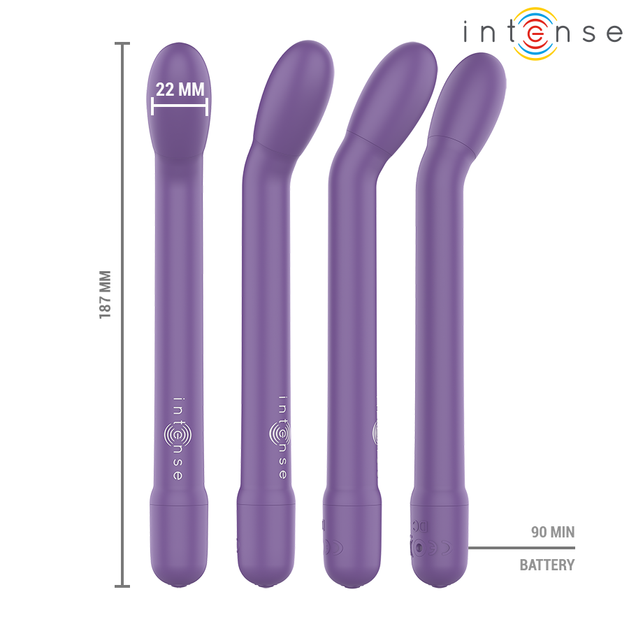 INTENSE - STIMULATEUR POINT G RECHARGEABLE KARLIE VIOLET