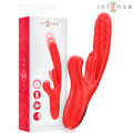 INTENSE - KAROL MULTIFUNCTION VIBRATOR THRUST & STIMULATION & & STIMULATING WAVES RED