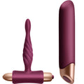 CLIMAXIMUM - KIT DE PLÉNITUDE VIBREUR CLASSIQUE + PLUG ANAL DÉBUTANT