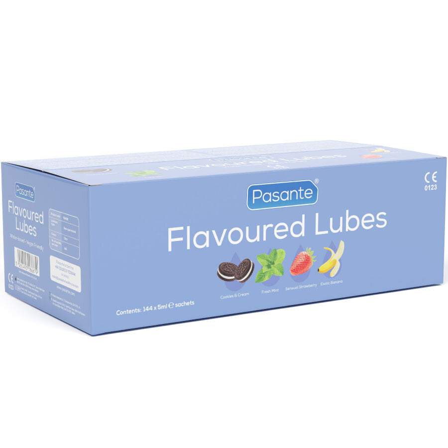 PASANTE - LUBRIFIANTS AROMATISÉS BOÎTE 144 UNITÉS 5 ML