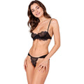 PASSION - ENSEMBLE SOUTIEN-GORGE TIVOLEA + STRING NOIR T/XL
