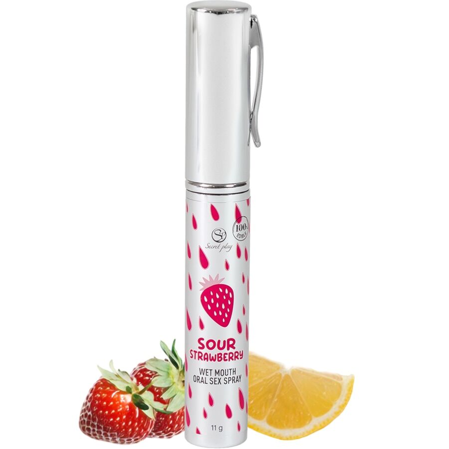 SECRETPLAY - SPRAY DE BAIN DE BOUCHE FRAISE ACIDE