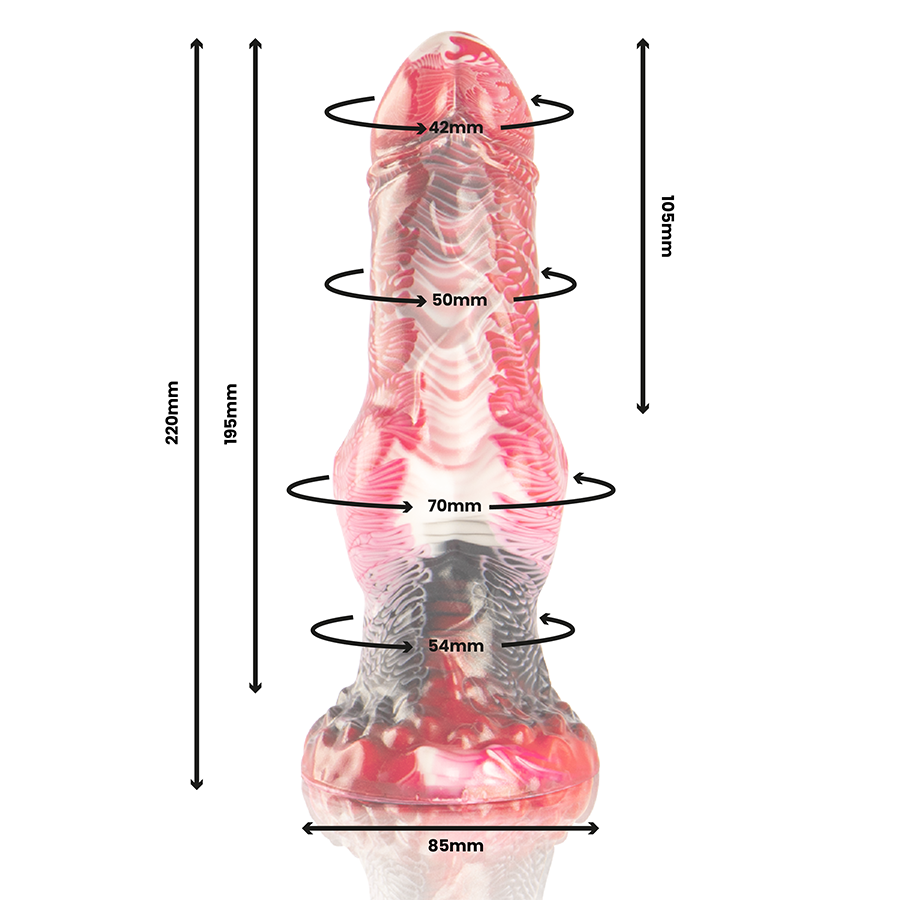 EPIC - HELIOS DILDO WITH TESTICLES HEAT AND ECSTASY
