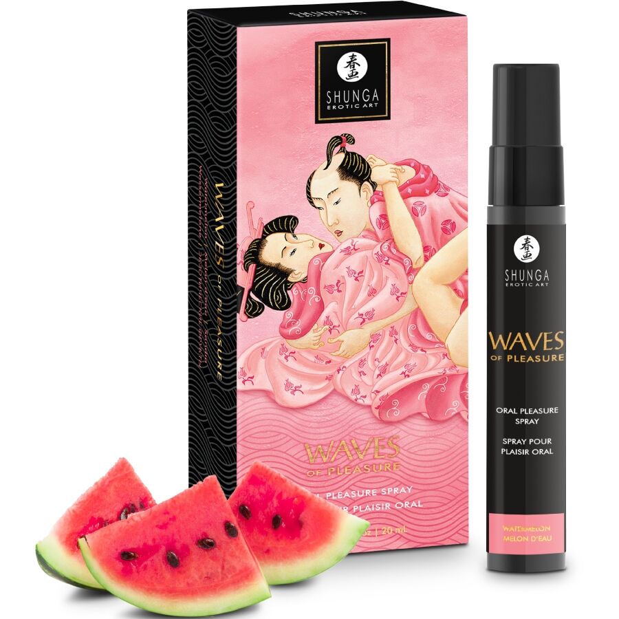 SHUNGA - VAGUES PLAISIR SPRAY ORAL SÉDUCTEUR MELON D'EAU 20 ML