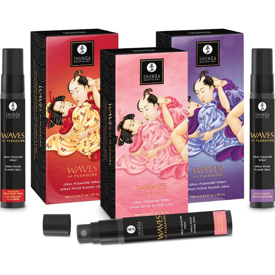 SHUNGA - VAGUES PLAISIR SPRAY ORAL SÉDUCTEUR MELON D'EAU 20 ML