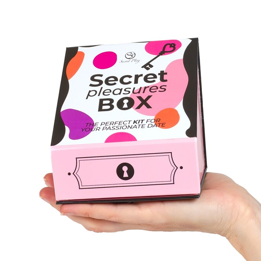 SECRET PLAY - COFFRET PLAISIRS POUR COUPLES : DÉS + BALLE VIBRANTE + PLUMEAU