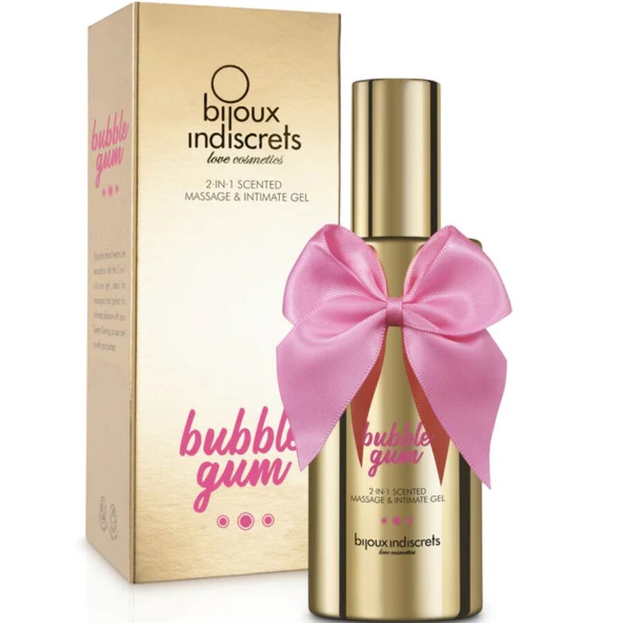 BIJOUX - BUBBLE GUM 2·IN·1 SCENTED MASSAGE & ANAL GEL 100 ML
