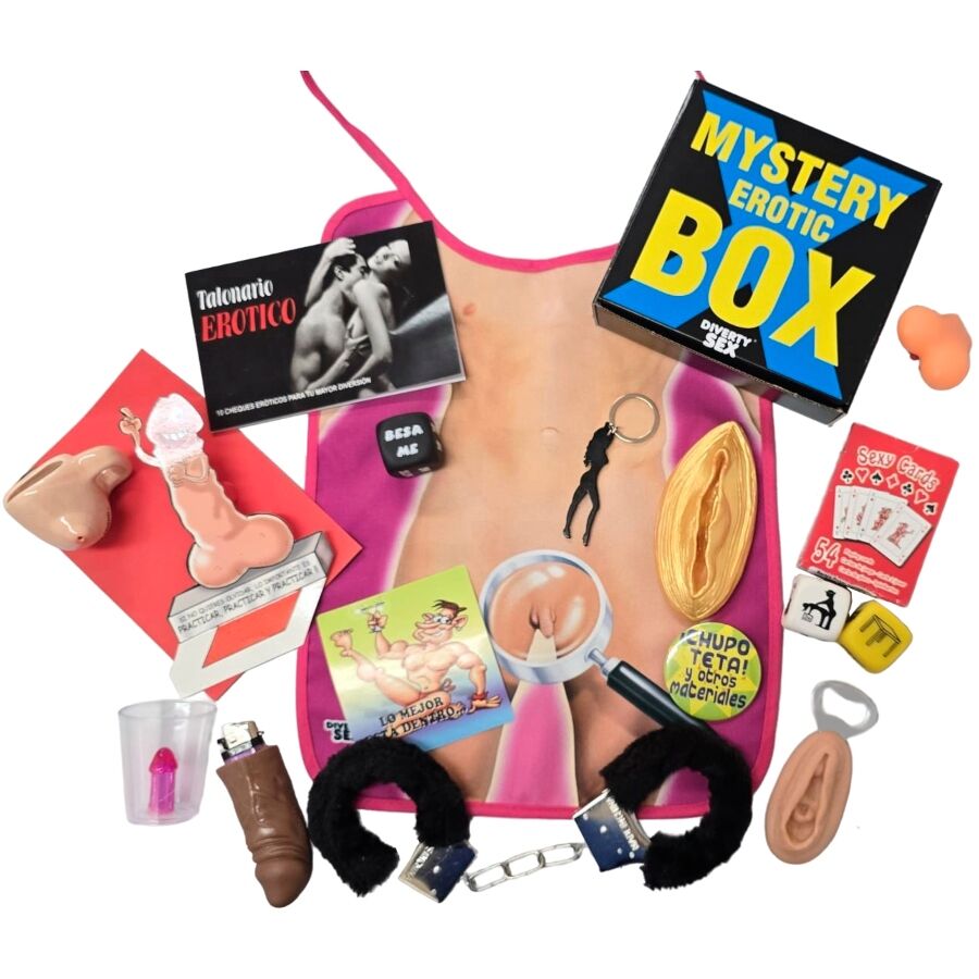 SPICY DEVIL - MYSTERY EROTIC BOX FOR HIM 15 X 15