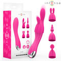 INTENSE - CHER VIBRATOR MIT 20 MUSTERN UND AUSTAUSCHBAREN KÖPFEN