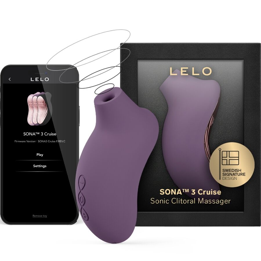 LELO - SONA 3 CRUISE MASSAGEUR CLITORIDIEN SONIQUE PRUNE