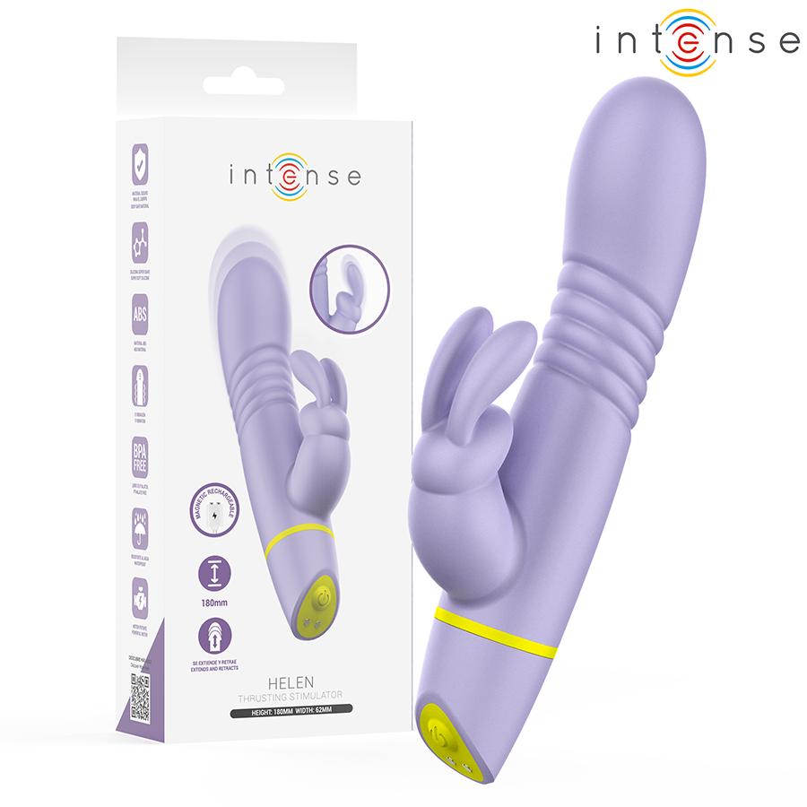 INTENSE - STIMULATEUR ET VIBREUR PÉNÉTRANT HELEN RABBIT