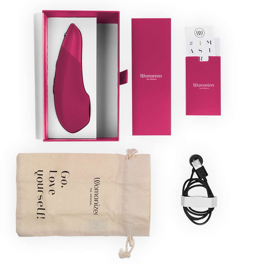 WOMANIZER - STIMULATEUR CLITORIDIEN ENHANCE ROSE VIF