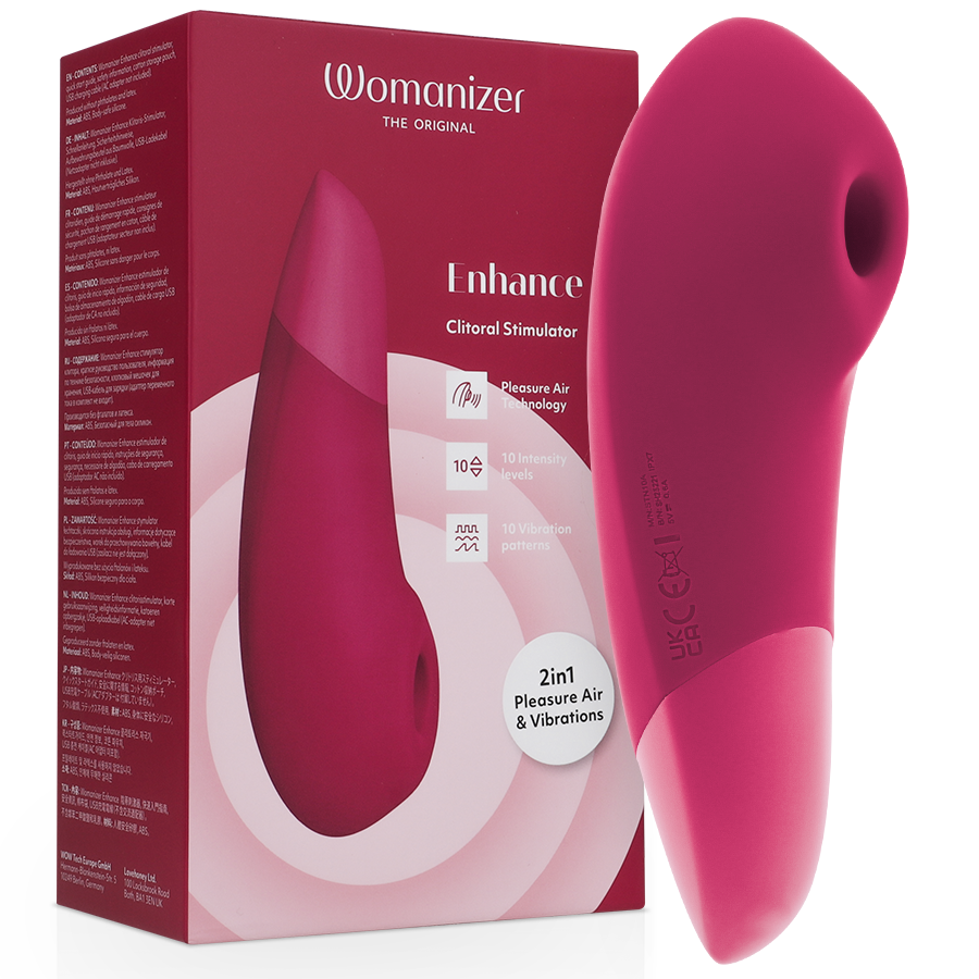 WOMANIZER - STIMULATEUR CLITORIDIEN ENHANCE ROSE VIF