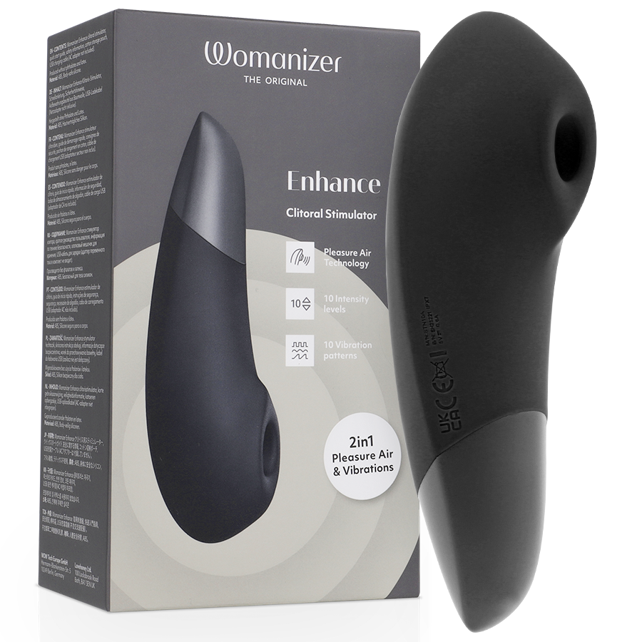 WOMANIZER - STIMULATEUR CLITORIDIEN ENHANCE NOIR
