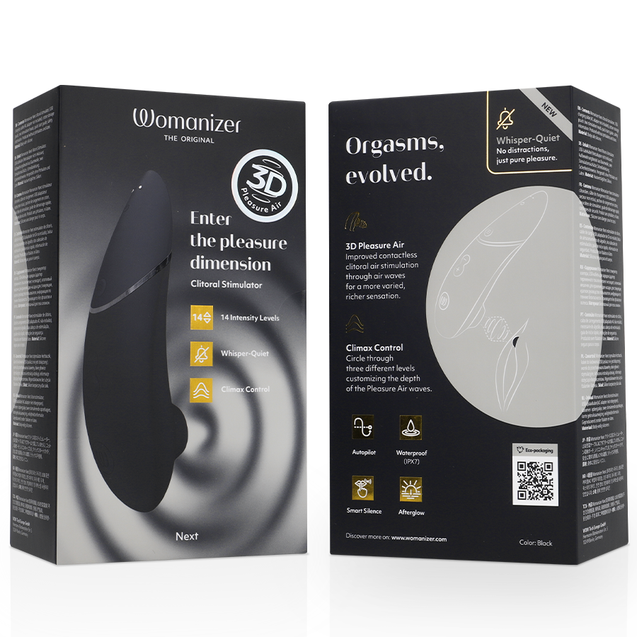 WOMANIZER - NEXT CLITORAL STIMULATOR BLACK